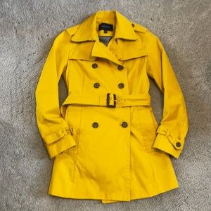 Mustard rain jacket
